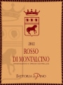 Az .Agr. Il Pino di Jessica Pellegrini Rosso di Montalcino 2012 Front Label