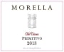 Az. Ag. Morella Old Vines Primitivo 2013 Front Label