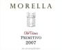 Az. Ag. Morella Old Vines Primitivo 2007 Front Label