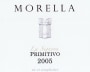 Az. Ag. Morella La Signora Primitivo 2005 Front Label