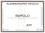 Az. Agr. Alessandro Veglio Barolo 2011 Front Label