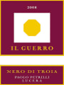 Azienda Agraria Paolo Petrilli Daunia Il Guerro Nero di Troia 2008 Front Label