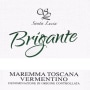 Az. Ag. Santa Lucia Maremma Toscana Vermentino 2015 Front Label