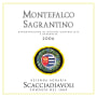 Scacciadiavoli Sagrantino di Montefalco 2006 Front Label