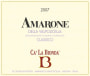 Azienda Agrecola Ca' la Bionda Amarone della Valpolicella Classico 2007 Front Label