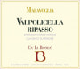 Azienda Agrecola Ca' la Bionda Valpolicella Classico Superiore Ripasso Malavoglia  2013 Front Label
