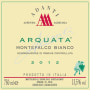 Azienda Agricola Adanti Arquata Montefalco Bianco 2012 Front Label