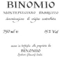 Azienda Agricola Binomio Montepulciano d'Abruzzo 2012 Front Label