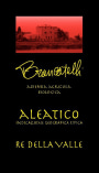 Azienda Agricola Biologica Brancatelli Toscana Re della Valle Aleatico 2009 Front Label