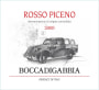 Azienda Agricola Boccadigabbia Rosso Piceno 2008 Front Label