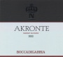 Azienda Agricola Boccadigabbia Marche Akronte Cabernet Sauvignon 2003 Front Label