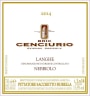Bric Cenciurio Langhe Nebbiolo 2014 Front Label