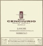Bric Cenciurio Langhe Nebbiolo 2011 Front Label