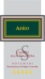 Campo alla Sughera Bolgheri Adeo Rosso 2008 Front Label