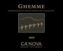 Ca'Nova Ghemme 2005 Front Label