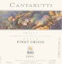 Azienda Agricola Cantarutti Friuli Grave Pinot Grigio 2003 Front Label