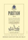 Azienda Agricola Casale di Falchini Paretaio 2010 Front Label