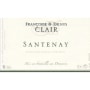 Francoise & Denis Clair Santenay Blanc 2014 Front Label