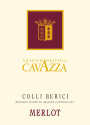 Azienda Agricola Cavazza Colli Berici Merlot 2013 Front Label