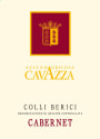 Azienda Agricola Cavazza Colli Berici Cabernet 2012 Front Label