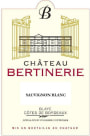 Chateau Bertinerie Sauvignon Blanc 2012 Front Label