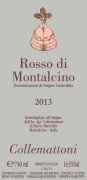 Collemattoni Rosso di Montalcino 2013 Front Label