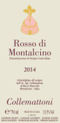 Collemattoni Rosso di Montalcino 2014 Front Label