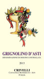 Azienda Agricola Crivelli Grignolino d'Asti 2013 Front Label