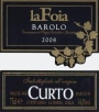Azienda Agricola Curto Marco Barolo La Foia 2008 Front Label