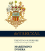 Azienda Agricola de Tarczal Trentino Superiore di Isera Marzemino 2013 Front Label