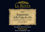 Degani Amarone della Valpolicella Classico La Rosta 2009 Front Label