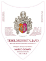Azienda Agricola Donati Marco Teroldego Rotaliano 2015 Front Label