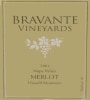 Bravante Vineyards Merlot 2001 Front Label