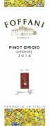 Azienda Agricola Foffani Friuli Aquileia Superiore Pinot Grigio 2014 Front Label