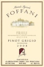 Azienda Agricola Foffani Friuli Aquileia Superiore Pinot Grigio 2008 Front Label