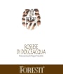 Foresti Rossese di Dolceacqua 2014 Front Label