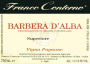 Azienda Agricola Franco Conterno Barbera d'Alba Vigna Pugnane Superiore 2010 Front Label