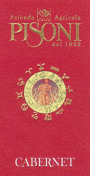 Azienda Agricola Fratelli Pisoni Trentino Cabernet 2014 Front Label