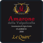 Azienda Agricola Gamba Gnirega Amarone della Valpolicella Classico Le Quare 2010 Front Label