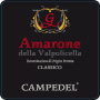 Azienda Agricola Gamba Gnirega Amarone della Valpolicella Classico Campedel 2012 Front Label