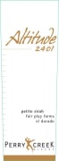 Perry Creek Altitude 2401 Petite Sirah 2010 Front Label