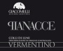 Azienda Agricola Giacomelli Di Petacchi Roberto Colli di Luni Pianacce Vermentino 2015 Front Label