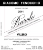 Giacomo Fenocchio Barolo Villero 2011 Front Label