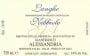 Gianfranco Alessandria Langhe Nebbiolo 2011 Front Label
