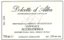 Gianfranco Alessandria Dolcetto d'Alba 2010 Front Label