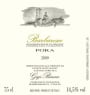 Azienda Agricola Gigi Bianco Barbaresco Pora 2009 Front Label