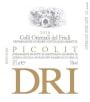 Azienda Agricola Giovanni Dri Colli Orientali del Friuli Picolit 2010 Front Label