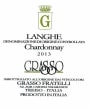 Grasso Fratelli Langhe Chardonnay 2013 Front Label