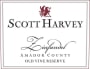 Scott Harvey Old Vine Reserve Zinfandel 2015  Front Label