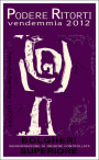 Azienda Agricola I Luoghi Bolgheri Podere Ritorti Superiore 2012 Front Label